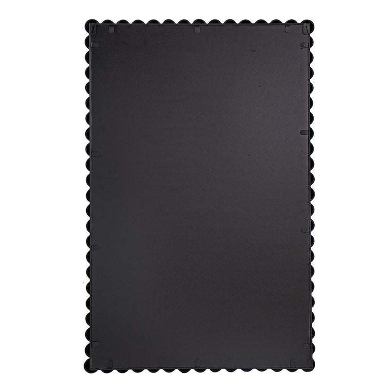 36" Iron Framed Accent Mirror - Black