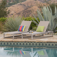 Load image into Gallery viewer, Outdoor Patio Chaise Lounge With 5 Reclining Positions
