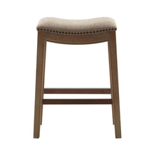 Load image into Gallery viewer, Saddle Counter Stool With High Density Foam
