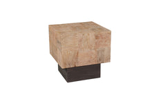 Load image into Gallery viewer, 22" Solid Wood Square End Table - Brown
