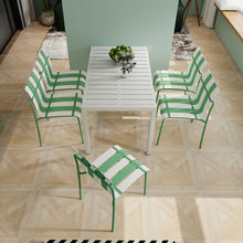Load image into Gallery viewer, 4 Piece Set Of Modern Color Block Designed Single Chairs

