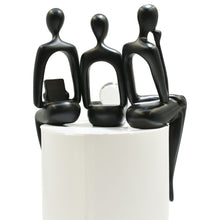 Load image into Gallery viewer, People Tabletop Sculpture (Set of 3) (568345) - Black
