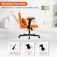 Load image into Gallery viewer, Criss Cross Armrest Office Chair With Wheels
