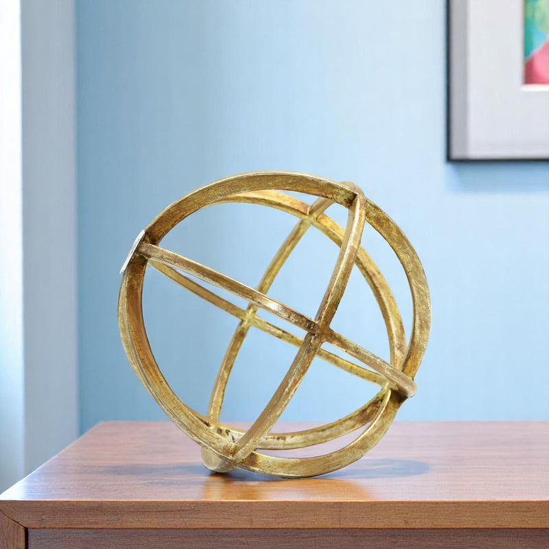 Tabletop Sculpture - Antiqued Gold
