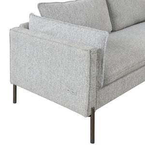 76.2" Modern Style 3 Seat Sofa Linen Fabric Upholstered Couch Furniture 3-Seats Couch for Different Spaces,Living Room,Apartment