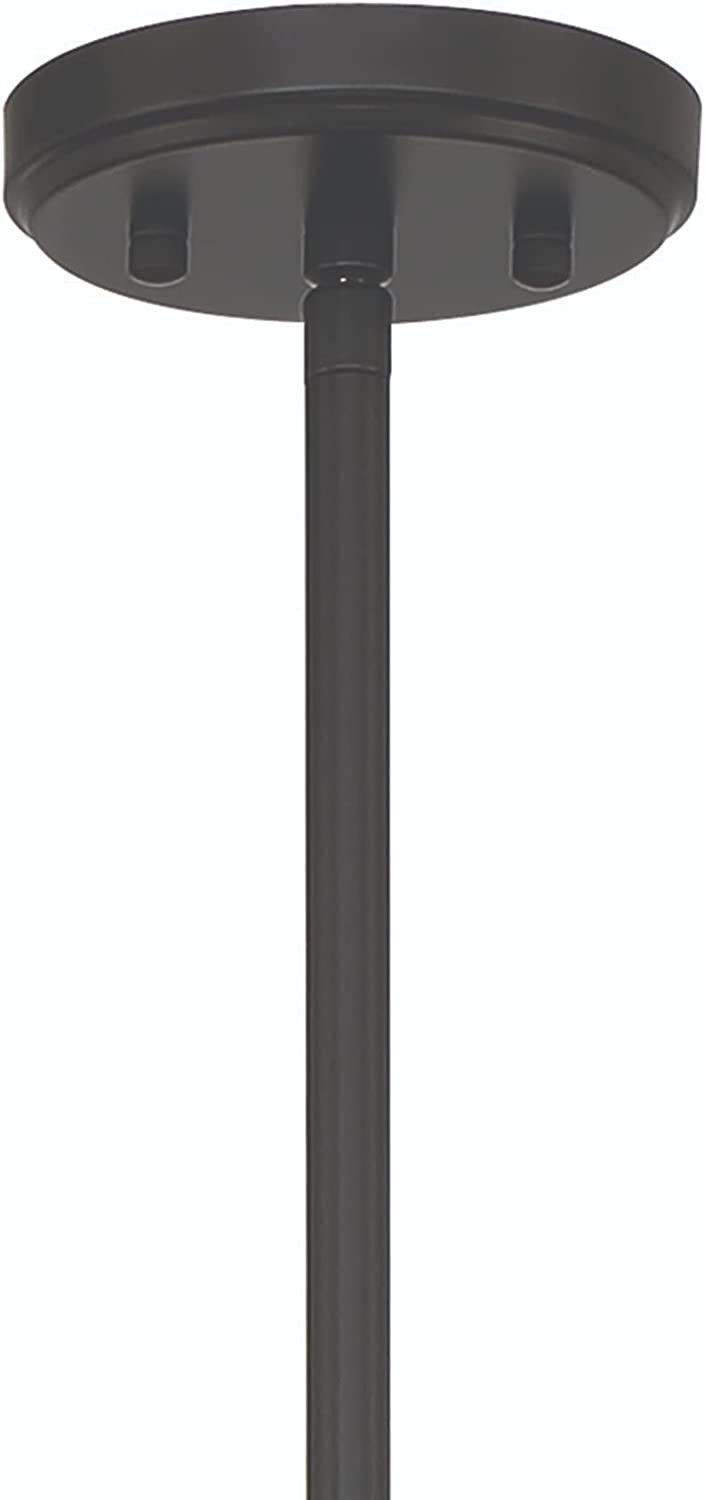 Candle Style Multi Light Metal Dimmable Chandelier - Black
