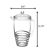 Load image into Gallery viewer, Swirl Unbreakable Plastic Water Pitcher With Lid And Spout
