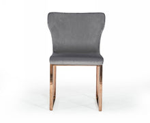 Load image into Gallery viewer, Upholstered Fabric Wing Back Dining Side Chair - Gray
