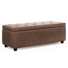 Load image into Gallery viewer, Hamilton - Upholstered Storage Ottoman
