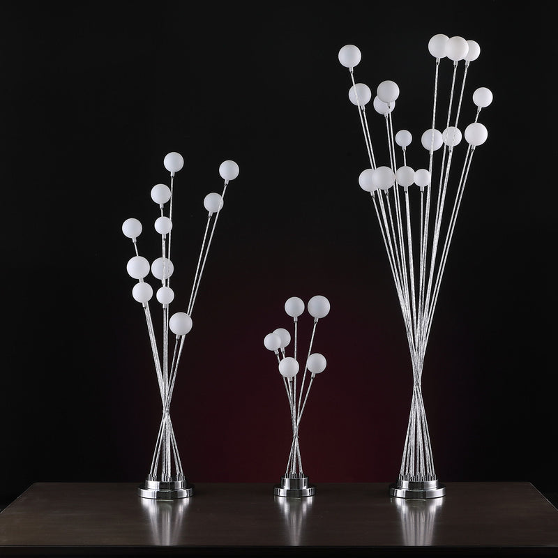 46" Multi Light LED Novelty Floor Lamp - Chrome