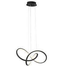 Load image into Gallery viewer, 20'' Metal LED Dimmable Chandelier - Black
