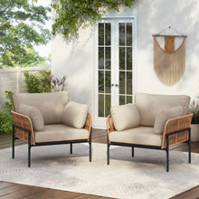 Load image into Gallery viewer, Rope Lounge Chair With Cushions For Modern Spaces
