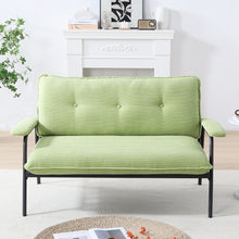 Load image into Gallery viewer, Modern Metal Frame Sofa With Sponge Filling For Compact Spaces And Versatile Use

