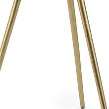 Load image into Gallery viewer, Stone And Metal Tray Table (605373) - White / Gold
