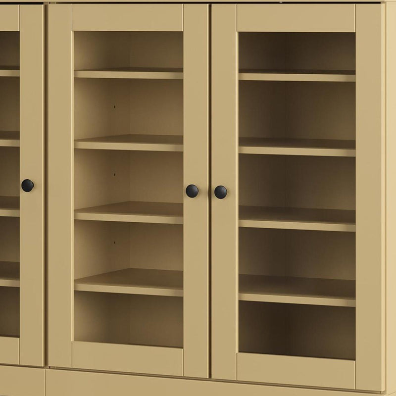 Solid Woodshoe Storage Cabinet (756022) - Yellow