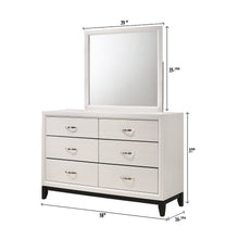 Load image into Gallery viewer, Contemporary 6 Drawer Dresser With Handles

