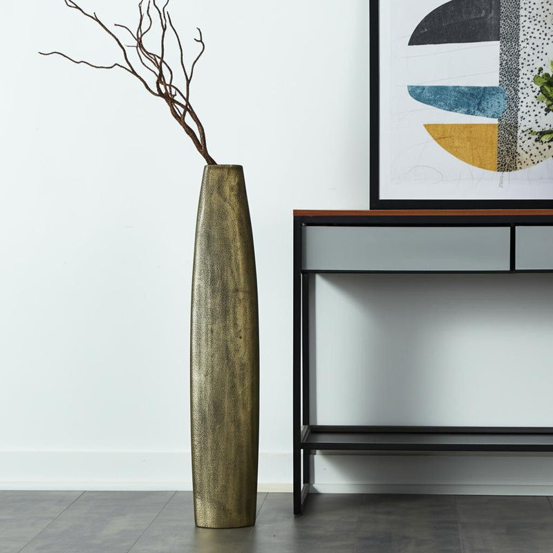 Tapered Floor Vase (576734) - Gold