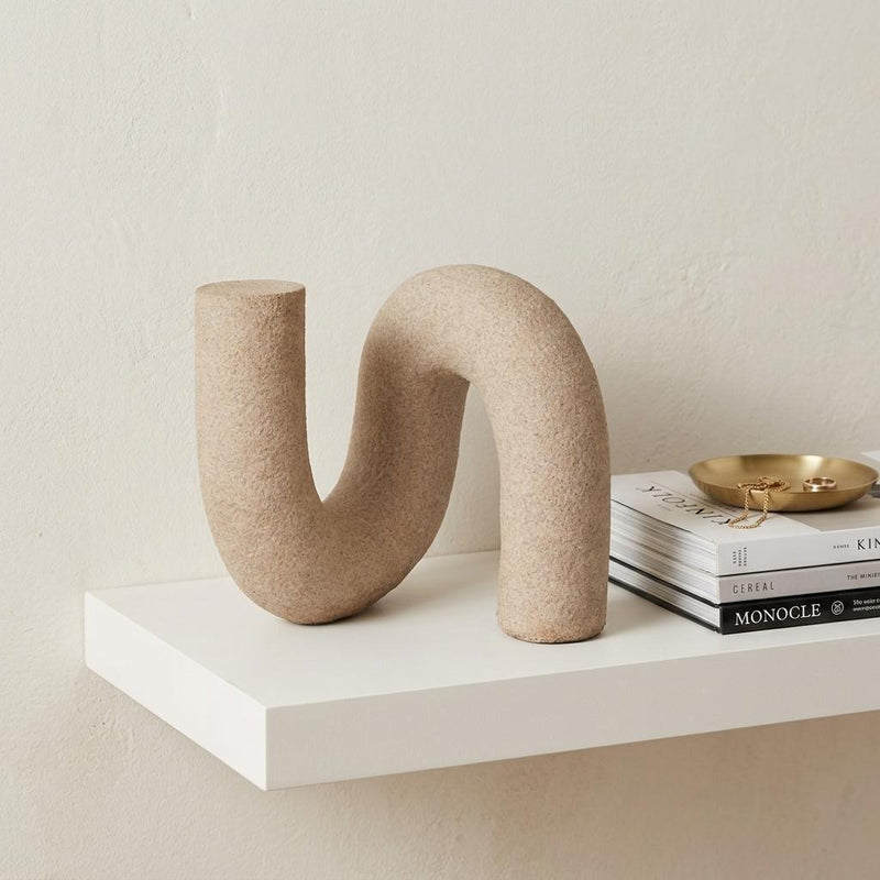 Decorative Wall Sculpture (729146) - Beige