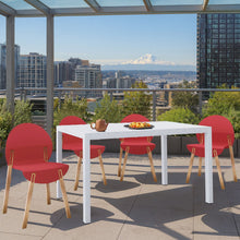 Load image into Gallery viewer, 4 Piece Set Of Single Chairs With Long Table
