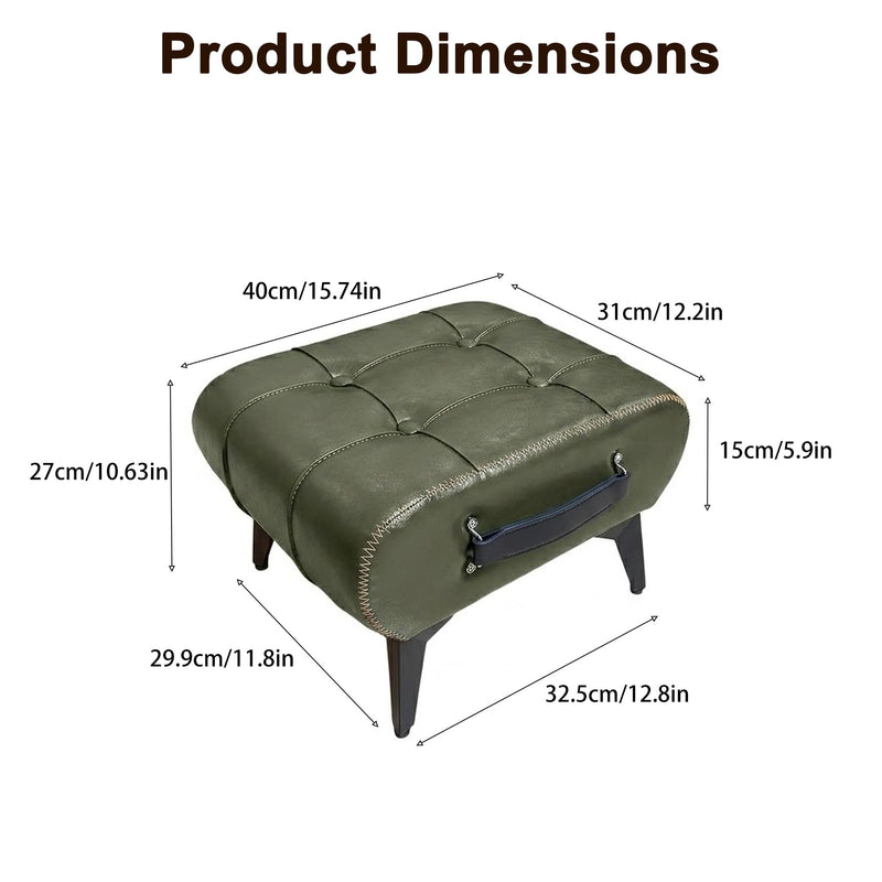 Minimalist Footstool With Hidden Storage