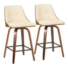 Load image into Gallery viewer, Gianna - Mid Century Modern Counter Stool (Set of 2)
