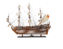 Load image into Gallery viewer, Hand Painted Boat (401986) - Brown
