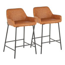 Load image into Gallery viewer, Daniella - Industrial Fixed Height Counter Stool (Set of 2)
