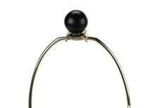 Load image into Gallery viewer, Metal Urn Table Lamp With Cream Empire Shade - Black
