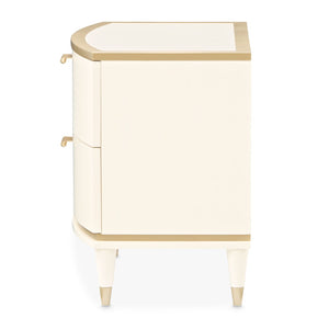 La Terrazza - Large Nightstand - Creamy Pearl