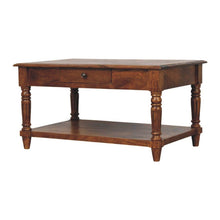 Load image into Gallery viewer, Turned Legs Drawer Table
