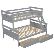 Load image into Gallery viewer, Bunk Bed With Ladder And Safety Guardrail

