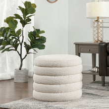 Load image into Gallery viewer, Fuji - Oversized Round Storage Ottoman
