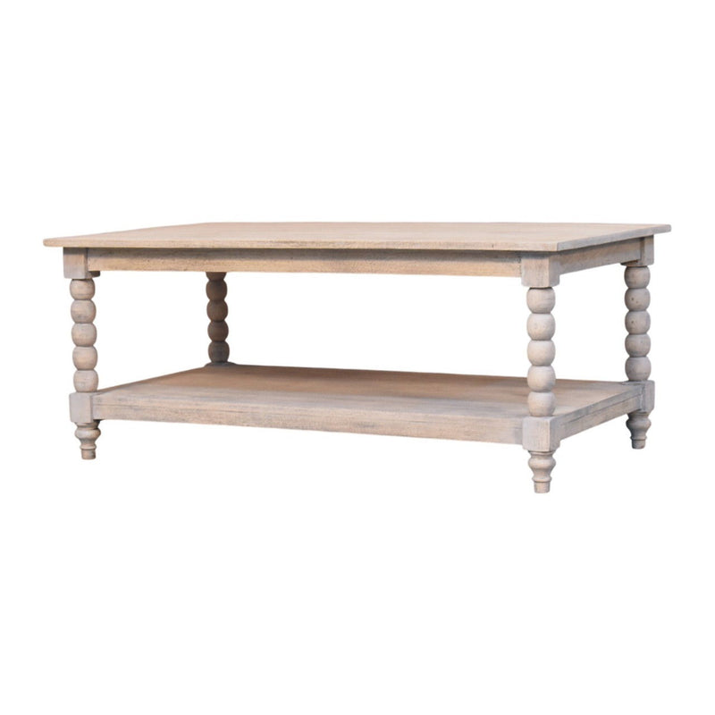 Solid Wood Solid Coffee Table With Drawer (717420) - Brown