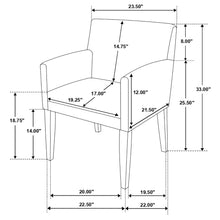 Load image into Gallery viewer, Yorkshire - Upholstered Dining Arm Chair With Cushioned Arms (Set of 2) - Gray
