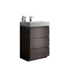 Load image into Gallery viewer, Alice - Bathroom Vanity With Large Storage Freestanding Bathroom Vanity, Sink For Modern Bathroom, One-Piece Sink Basin Without Drain And Faucet
