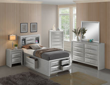 Load image into Gallery viewer, Modern Design Storage Bed With Bookcase Headboard

