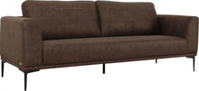 Load image into Gallery viewer, Sofa With Black Legs - Brown
