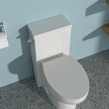 Load image into Gallery viewer, Modern Ceramic 1 Piece Toilet With Soft Closing Seat - White

