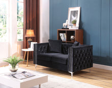 Load image into Gallery viewer, Elegant Track Arm Loveseat

