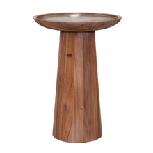 Load image into Gallery viewer, Solid Wood Round End Table - Cream
