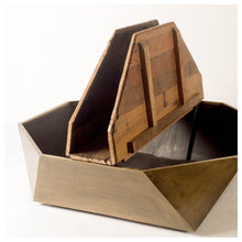 Load image into Gallery viewer, Solid Wood Octagon Distressed Lift Top Coffee Table - Natural
