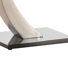 Load image into Gallery viewer, Terrell - Satin Rectangular Glass Top End Table - Silver
