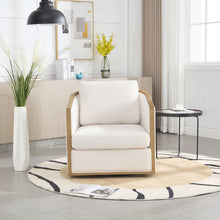 Load image into Gallery viewer, Corduroy Barrel Chair, 360 Degree Swivel
