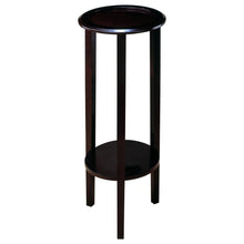 Load image into Gallery viewer, Round Accent Table With Open Shelf - Espresso
