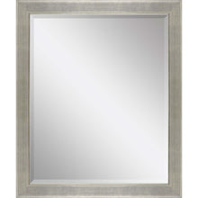 Load image into Gallery viewer, 33" Solid Wood Framed Accent Mirror - Silver
