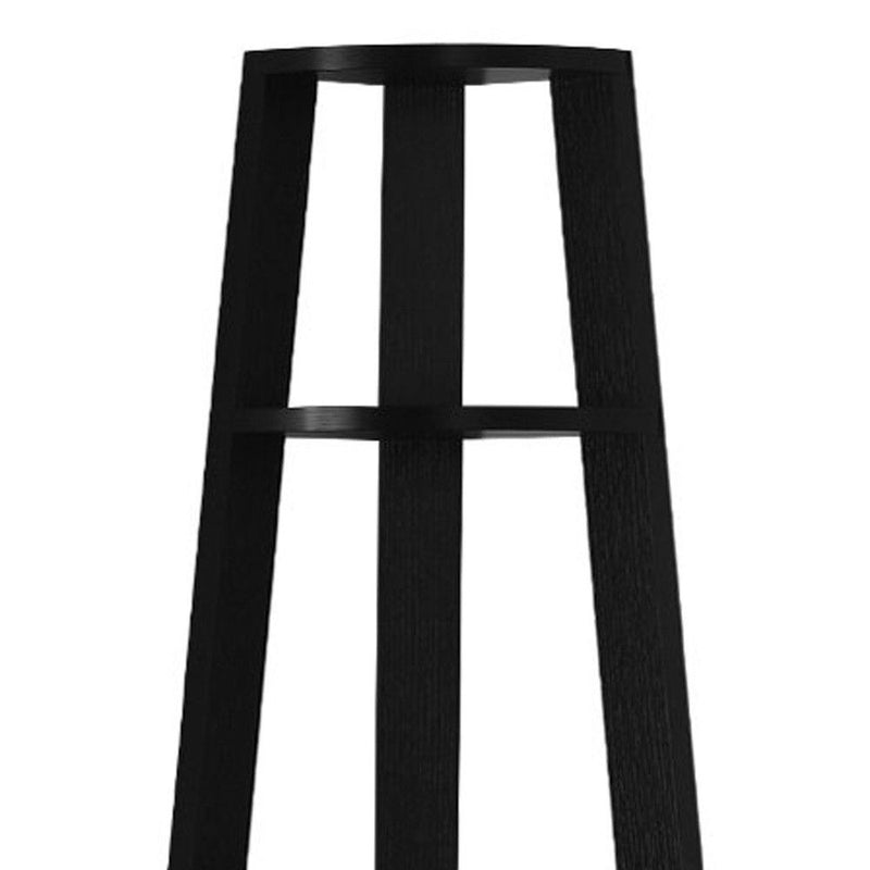 Five Tier Corner Bookcase - Black