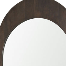 Load image into Gallery viewer, 48" Solid Arch Framed Accent Mirror - Brown
