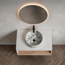 Load image into Gallery viewer, Floating Bathroom Vanity With Vessel Sink
