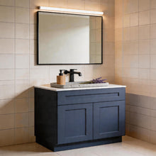 Load image into Gallery viewer, Shaker Base Cabinet With Soft Close Doors And Drawer, Storage Unit With Adjustable Shelf For Bath - Blue
