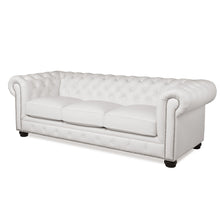 Load image into Gallery viewer, Traditional Tufted Chesterfield Nailhead Sofa
